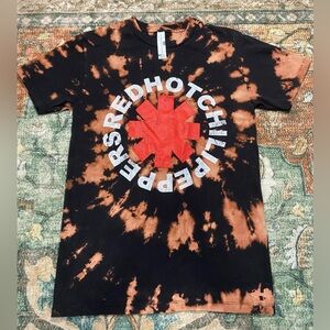 Custom Red Hot Chili Peppers Tie-Dye Tee